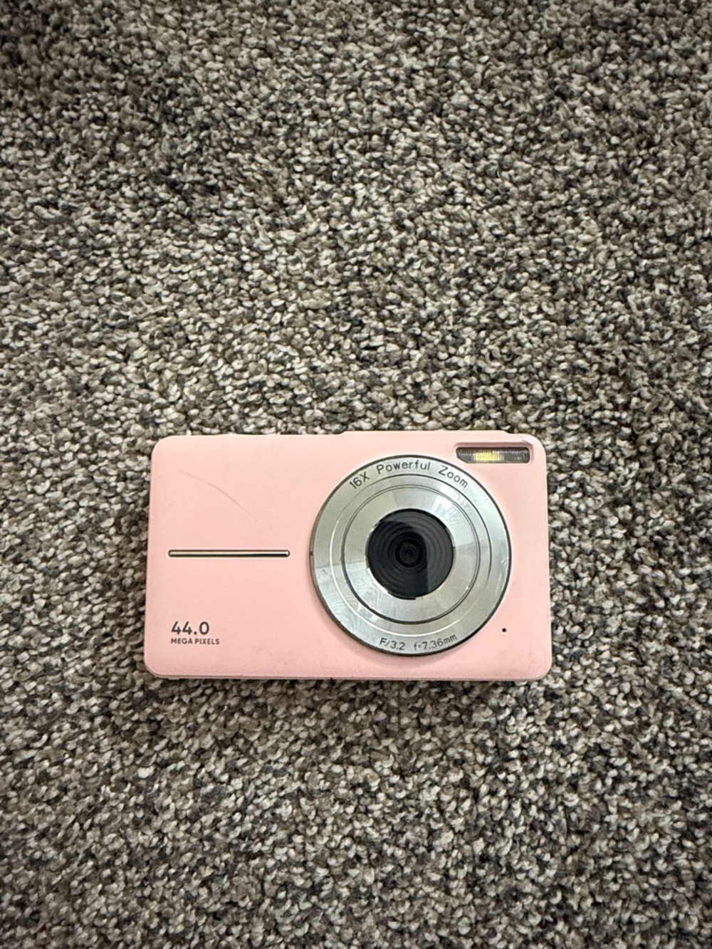 Pink Digital Camera - 44.0 MP Compact